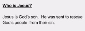 Who is Jesus