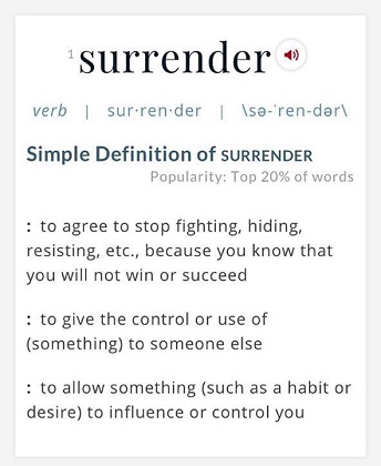 Surrender